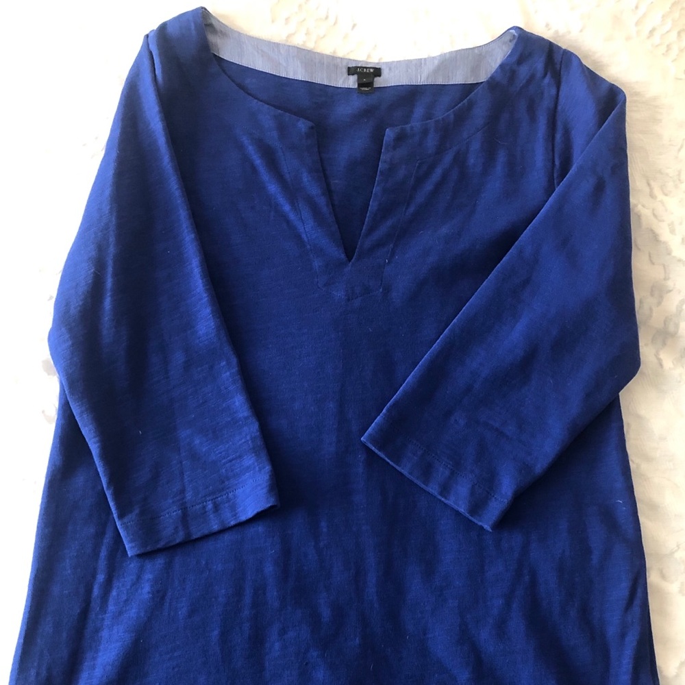 JCrew royal blue swim cover up/tunic - worn once!